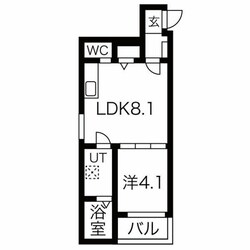 若江岩田駅 徒歩7分 3階の物件間取画像